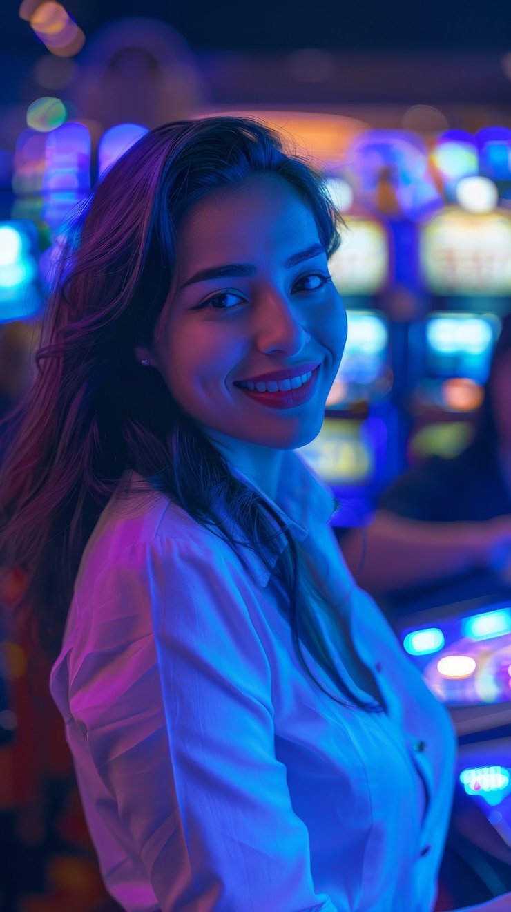 Mobile phone dashboard showing live match and casino games menu